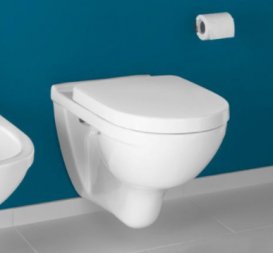 Унітаз підвісний Villeroy & Boch O.Novo 5660HR01 Directflush + Сидіння + Комплект 3 в 1 Grohe Rapid SL 38750001