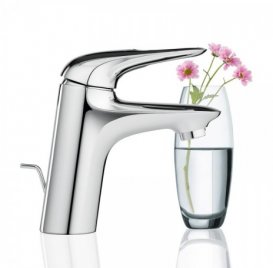 Змішувач для раковини одноважеля з донним клапаном Grohe колекція Eurostyle хром 33558003