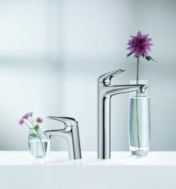 Змішувач для раковини одноважеля з донним клапаном Grohe колекція Eurostyle хром 33558003