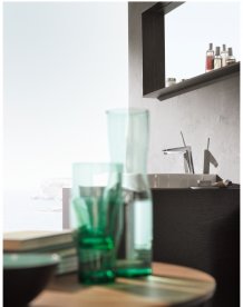 Смеситель для раковины с джойстиком с донным клапаном Grohe Eurodisc Joy хром 23427000