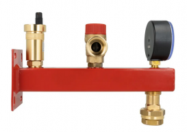 Группа безопасности котла Afriso BSB Nmax UDT 73,6 кВт с клапаном безопасности MS 3 бар 9061100