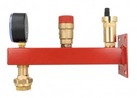 Група безпеки котла Afriso BSB Nmax UDT 42,6 кВт із клапаном безпеки MS 1,5 бар 9061110