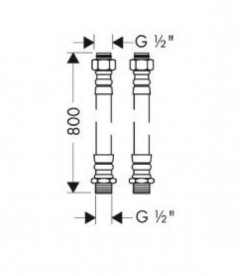 Hansgrohe UNIVERSAL Набір гнучких шлангів 96387000