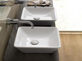 Раковина для ванної накладна Hatria HAPPY HOUR 398х398 Y0QR01