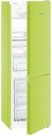 Холодильник двокамерний Liebherr CNkw 4313 NoFrost сталь зелений KiwiGreen CNkw 4313-22 001