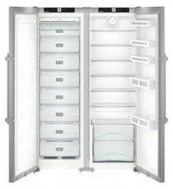 Холодильник Side by Side Liebherr SBSef 7242 Comfort NoFrost нержавіюча сталь з покриттям SmartSteel/сталь сріблястий SBSef 7242-21 001