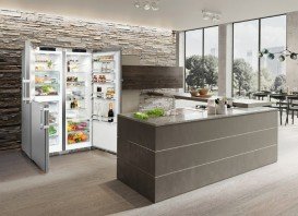 Холодильник Side by Side Liebherr SBSes 8483 Premium BioFresh NoFrost нержавеющая сталь SmartSteel/легированная сталь SBSes 8483-21 001