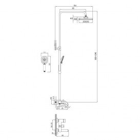 Imprese Bila Desne душевая система T-10155