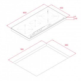 Индукционная варочная поверхность Teka IZF 68700 MST черный 112500037