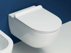 Унитаз Flaminia AP118 с сидением Soft close + инсталляция Geberit Duofix + клавиша смыва Geberit Delta AP118 + QKCW05 + 458.126.00.1 + 115.125.21.1