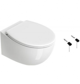 Інсталяція ТЕСЕ 940001 + підвісний безободковий унітаз Catalano Italy з кришкою і кріпленням у комплекті 1VS52RIT00 /5NLV5STF00/ 5KFST00