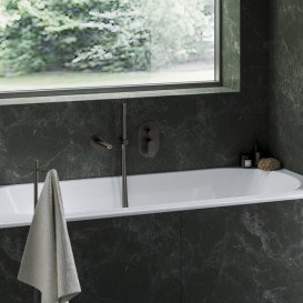 Вилив для змішувача Ravak Eleganta настінний графіт матовий X07P805