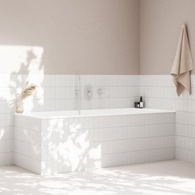 Вилив для змішувача Ravak Espirit настінний білий матовий X07P798