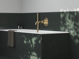 Излив для смесителя Ravak Espirit настенный золото матовое X07P1236