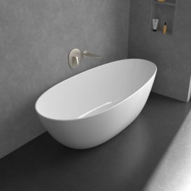 Излив для смесителя в ванной Villeroy & Boch Antao матовый никель TVT11100300064