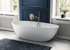 Излив для смесителя в ванной Villeroy & Boch Antao матовый никель TVT11100300064