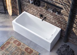 Излив для смесителя в ванной Villeroy & Boch Architectura Square матовый черный TVT125002000K5