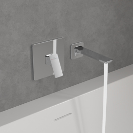 Вилив для змішувача у ванній Villeroy & Boch Subway 3.0 хром TVT11200100061
