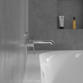 Вилив для змішувача у ванній Villeroy & Boch Skyla хром TVT11600100061