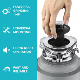 Подрібнювач харчових відходів Kraus 3800 об/хв 1 л.с. KWD200-100MGR