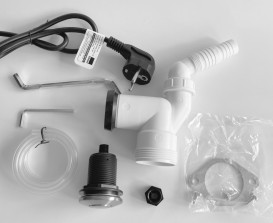 Подрібнювач харчових відходів McAlpine 1,25 к/с із пневматичним перемикачем WDU-4ASEU-POL