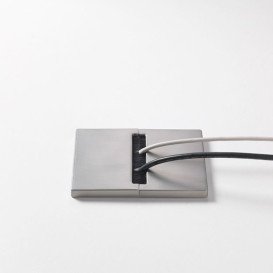 Кабельний пропуск ASA Plastici Square металл хром 040.041.00001