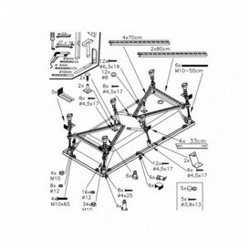 Каркас для ванны Kolpa-san Beatrice-D  748560