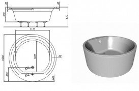 Каркас для ванни Kolpa-san Vivo 992710