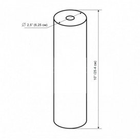 Картридж полипропиленовый механической очистки Platinum Wasser PLAT-PSED 10 1,5 микрон