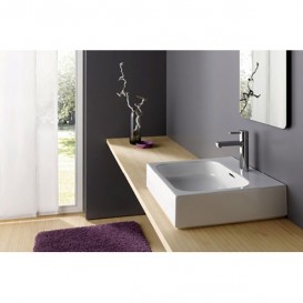 Керамічна квадратна раковина KLUDI PLUS колір білий 49W0543