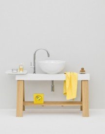 Керамічна полку на консоль Artceram One Shot Il Cavalletto білий OSC001 01; 00