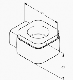 Kludi Подсвечник E2 4998305