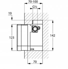 Kludi Прихована частина Zenta 38001