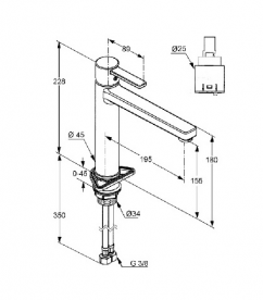 Змішувач для кухні Kludi Zenta 389730575