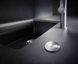 Кнопка клапана-автомата Blanco PushControl нержавеющая сталь 233696