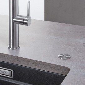 Кнопка клапана-автомата Blanco PushControl нержавеющая сталь 233696