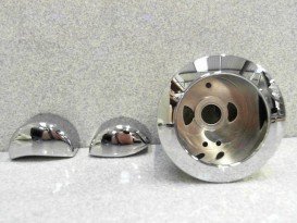 Кнопка змиву для бачка Roca Dama Senso коротка механічна хром AH0002100R