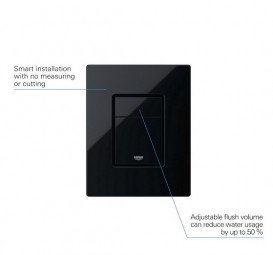 Кнопка змиву для унітазу Grohe Skate Cosmopolitan пластик чорний глянець 38732KV0