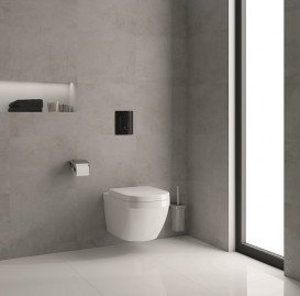 Кнопка змиву для унітазу Grohe Skate Cosmopolitan пластик чорний глянець 38732KV0