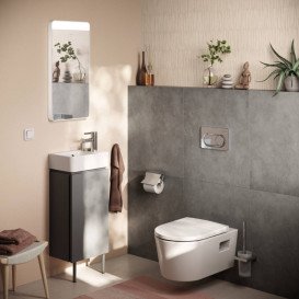 Кнопка змиву для унітазу Hansgrohe iFrame Original S подвійний змив пластик хром 66002000