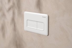 Кнопка змиву для унітазу Hansgrohe iFrame Original Q подвійний змив пластик білий матовий 66001700