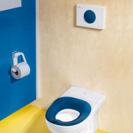 Кнопка змиву для унітазу Villeroy & Boch O.novo Kids пластик синій океан 9223749A