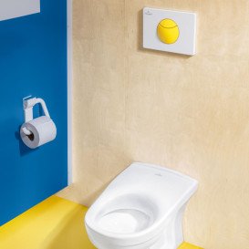 Кнопка змиву для унітазу Villeroy & Boch O.novo Kids пластик сонячний жовтий 922374P5