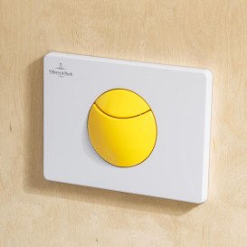 Кнопка змиву для унітазу Villeroy & Boch O.novo Kids пластик сонячний жовтий 922374P5