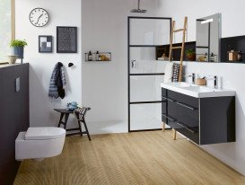Кнопка смыва для унитаза Villeroy & Boch ViConnect 200G стекло глянцевое серое 922400RA