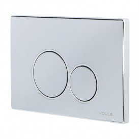 Кнопка змиву для унітазу Volle Viso Evo пластик хром 222121