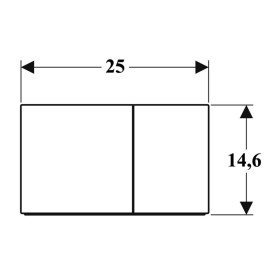 Кнопка смыва Geberit Sigma 70 двойной смыв стекло красное золото 115.622.QB.1