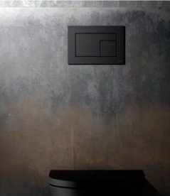 Кнопка смыва TECE TECEvelvet двойная пластик черный 9240732