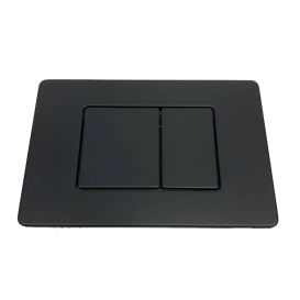 Кнопка змиву VBI ELBA X подвійний змив сталь чорний VBI-030105