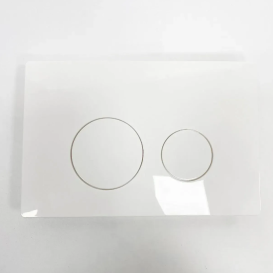 Кнопка змиву VBI ELBA Y подвійний змив сталь білий VBI-030100